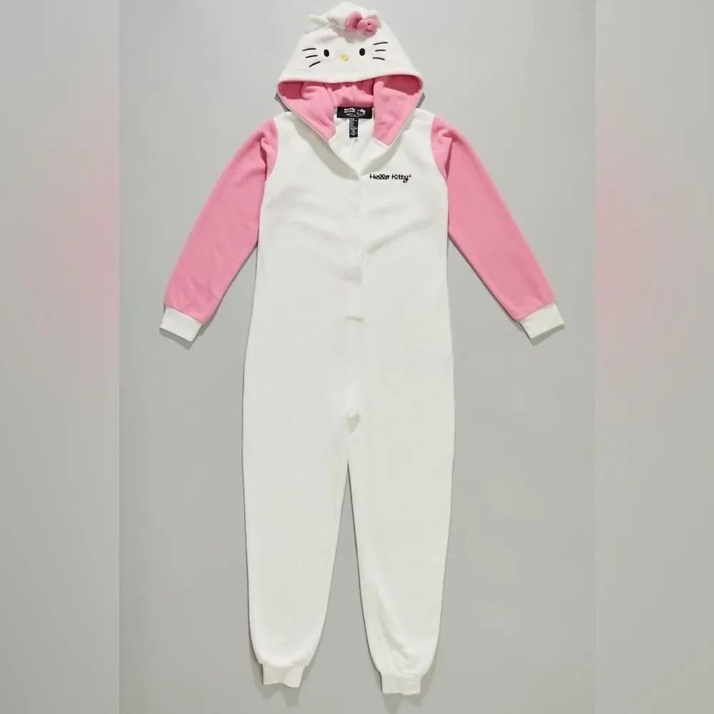 Hello Kitty Pink and White womens onesie